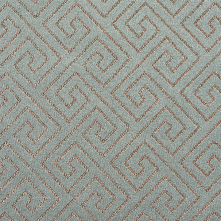 D174 Seamist Greek Key by Charlotte Fabric Sateens 100% Woven Polyester Asia Exceeds 100,000 Wyzenbeek Rubs (Heavy Duty) </p><p>Repeat: Horizontal: 3.5" x Vertical: 3.5" 54 Inches - Fabric Carolina -