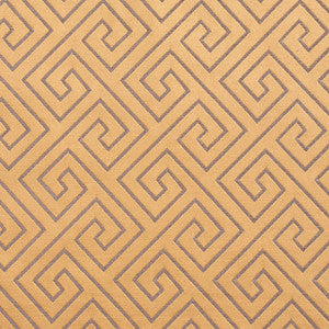 D176 Gold Greek Key by Charlotte Fabric