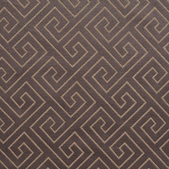 D177 Pewter Greek Key by Charlotte Fabric Sateens 100% Woven Polyester Asia Exceeds 100,000 Wyzenbeek Rubs (Heavy Duty) Horizontal: 3.5" x Vertical: 3.5" 54 Inches - Fabric Carolina -