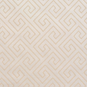 D178 Ivory Greek Key by Charlotte Fabric