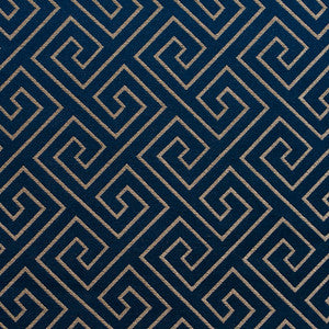 D179 Sapphire Greek Key by Charlotte Fabric