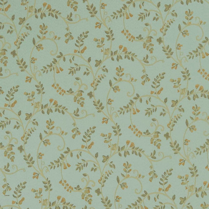 D1812 Mist Nicolette by Charlotte Designer Fabric Vintage Elegance 100% Woven Polyester Asia Exceeds 120,000 Wyzenbeek Rubs (Heavy Duty) </p><p>Repeat: Horizontal: 15" x Vertical: 9" 54 Inches - Swanky Fabrics -