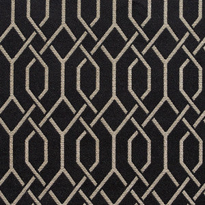 D181 Ebony Lattice by Charlotte Fabric