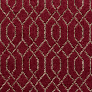 D182 Merlot Lattice by Charlotte Fabric