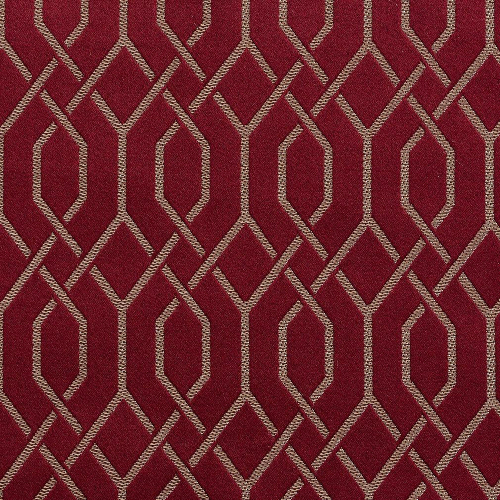 D182 Merlot Lattice by Charlotte Fabric Sateens 100% Woven Polyester Asia Exceeds 100,000 Wyzenbeek Rubs (Heavy Duty) Horizontal: 2" x Vertical: 2.75" 54 Inches - Fabric Carolina -