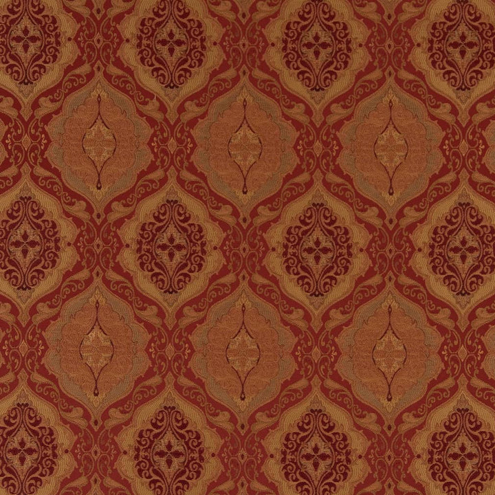 D1832 Sienna Antoinette by Charlotte Fabric Vintage Elegance 100% Woven Polyester Asia Exceeds 120,000 Wyzenbeek Rubs (Heavy Duty) </p><p>Repeat: Horizontal: 7" x Vertical: 10" 54 Inches - Fabric Carolina -