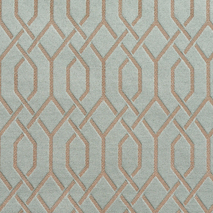 D184 Seamist Lattice by Charlotte Designer Fabric Sateens 100% Woven Polyester Asia Exceeds 100,000 Wyzenbeek Rubs (Heavy Duty) Horizontal: 2" x Vertical: 2.75" 54 Inches - Swanky Fabrics -