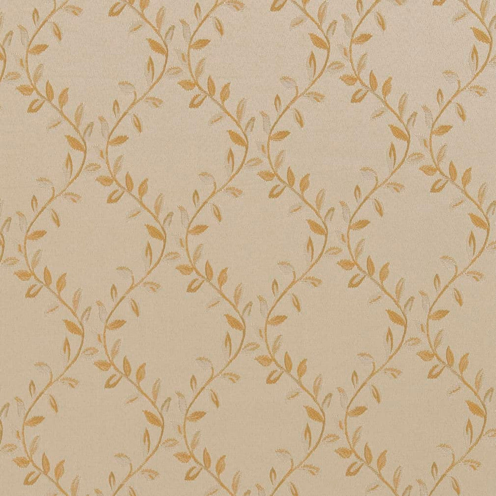 D1855 Ivory Ella by Charlotte Designer Fabric Vintage Elegance 100% Woven Polyester Asia Exceeds 120,000 Wyzenbeek Rubs (Heavy Duty) </p><p>Repeat: Horizontal: 5" x Vertical: 5.5" 54 Inches - Swanky Fabrics -