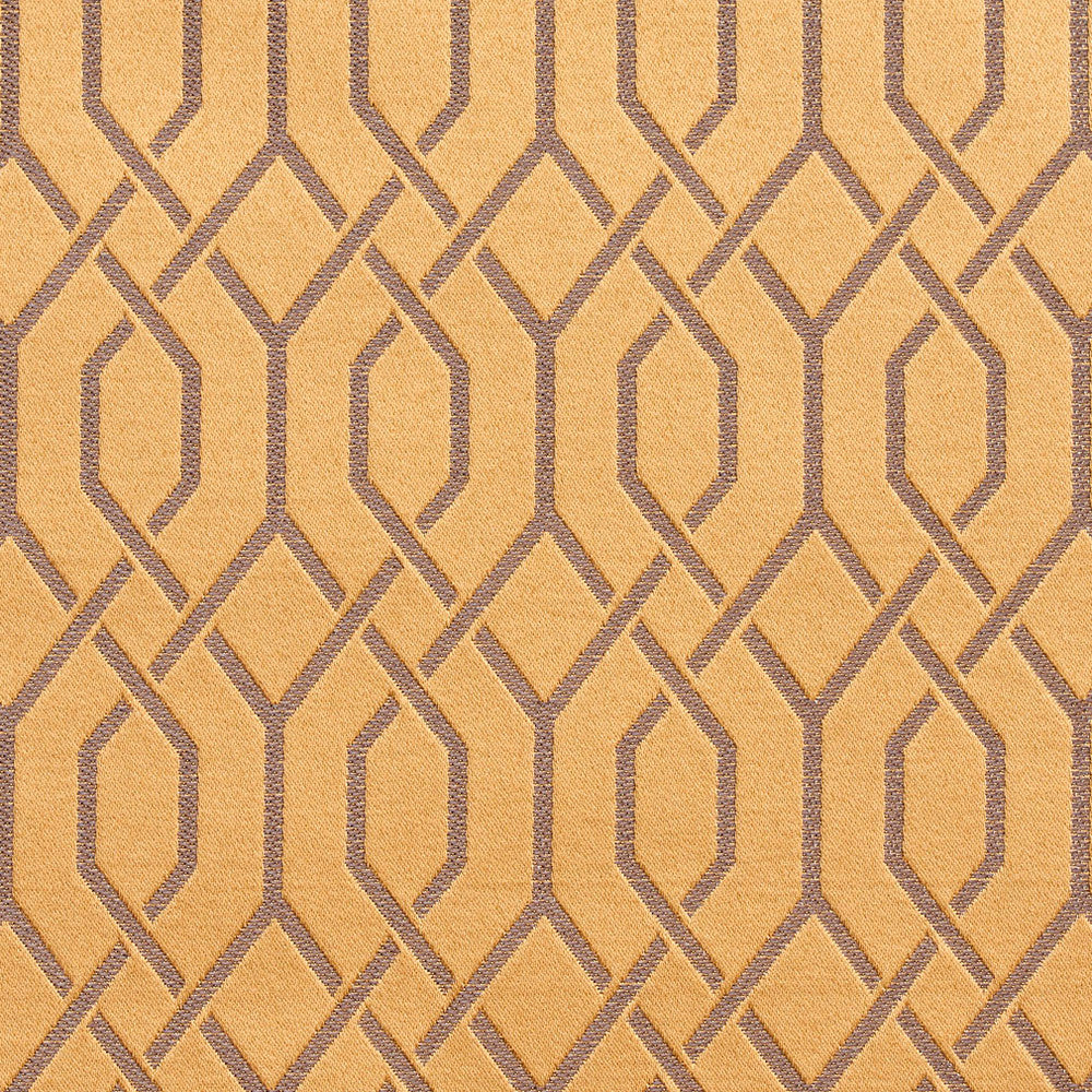 D186 Gold Lattice by Charlotte Fabric Sateens 100% Woven Polyester Asia Exceeds 100,000 Wyzenbeek Rubs (Heavy Duty) Horizontal: 2" x Vertical: 2.75" 54 Inches - Fabric Carolina -