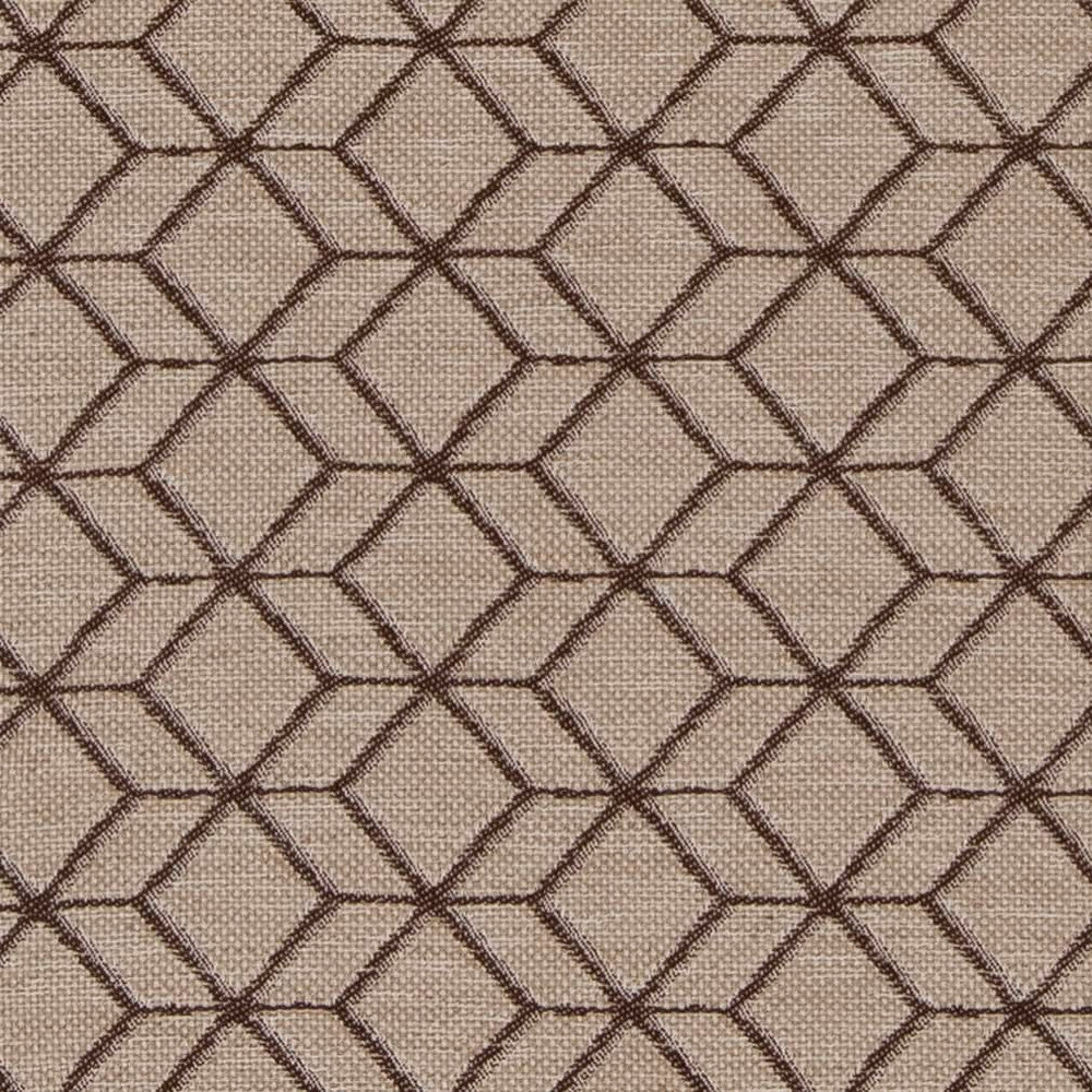 D1889 Bisque Geo by Charlotte Fabric Modern Tapestry II 100% Woven Polyester Asia Exceeds 200,000 Wyzenbeek Rubs (Heavy Duty) </p><p>Repeat: Horizontal: 3.5" X Vertical: 2" 54 Inches - Fabric Carolina -