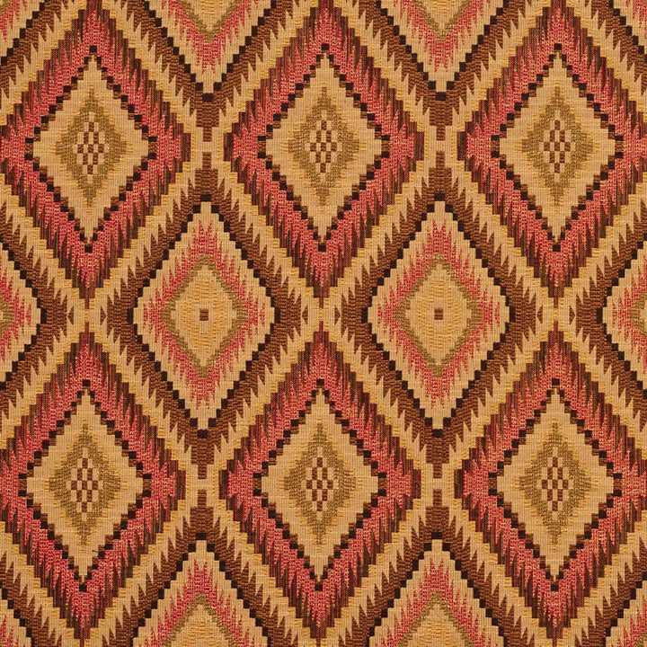 D2003 Tiki by Charlotte Fabric Southwest 82% Polyester, 18% Cotton Asia Exceeds 90,000 Wyzenbeek Rubs (Heavy Duty) </p><p>Repeat: Horizontal: 7" x Vertical: 10" 54 Inches - Fabric Carolina -