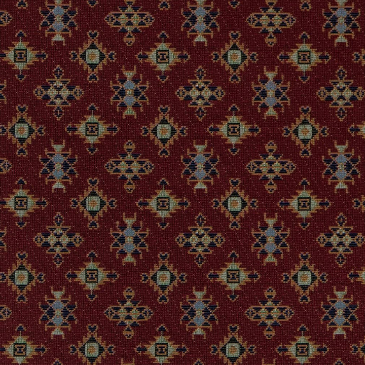 D2012 Claret by Charlotte Fabric Southwest 62% Cotton, 38% Polyester Made In USA Exceeds 100,000 Wyzenbeek Rubs (Heavy Duty) </p><p>Repeat: Horizontal: 6" x Vertical: 7" 54 Inches - Fabric Carolina -