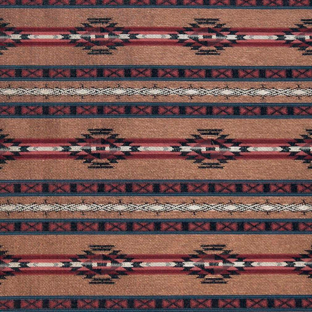D2015 Pottery Stripe by Charlotte Designer Fabric Southwest 55% Polyester, 45% Cotton Asia Exceeds 90,000 Wyzenbeek Rubs (Heavy Duty) </p><p>Repeat: Horizontal: 8.5" x Vertical: 7.5" 54 Inches - Swanky Fabrics -
