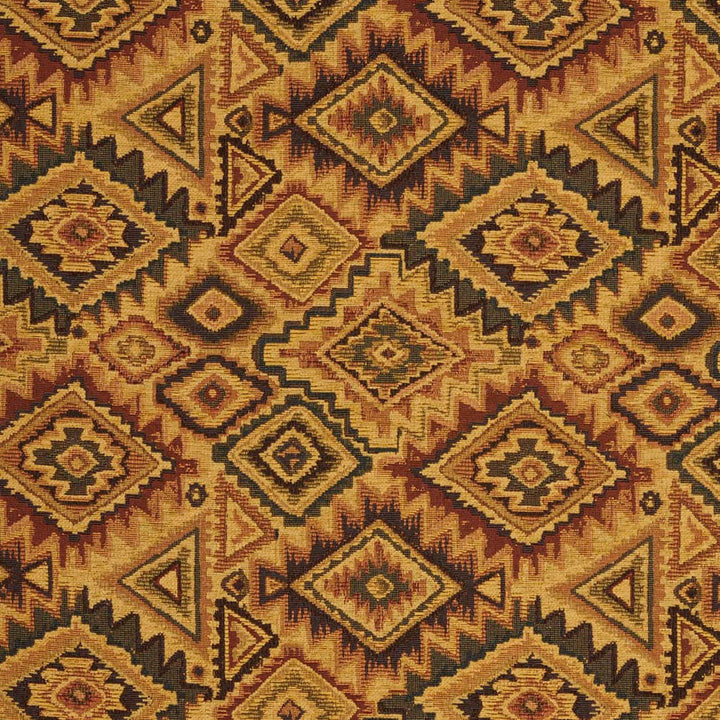 D2018 Aztec by Charlotte Fabric Southwest 100% Woven Polyester Asia Exceeds 150,000 Wyzenbeek Rubs (Heavy Duty) </p><p>Repeat: Horizontal: 15" x Vertical: 15" 54 Inches - Fabric Carolina -