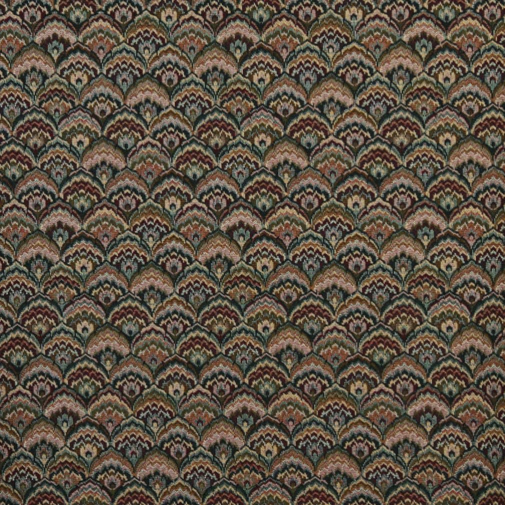 D2044 Spice Fan by Charlotte Fabric Tapestry Classics II 66% Polyester, 23% Cotton, 11% Olefin Asia Exceeds 90,000 Wyzenbeek Rubs (Heavy Duty) </p><p>Repeat: Horizontal: 7" x Vertical: 7" 54 Inches - Fabric Carolina -