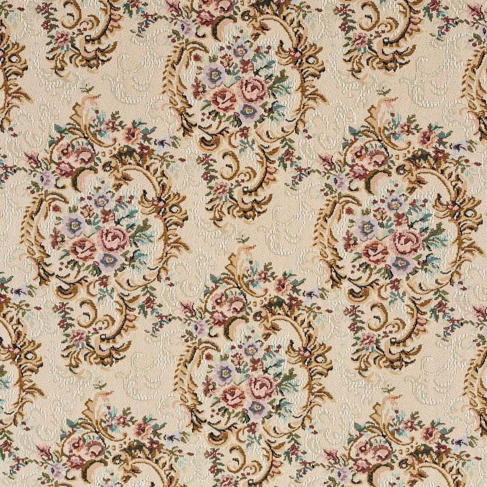 D2052 Victoria by Charlotte Designer Fabric Tapestry Classics II 39% Olefin, 32% Polyester, 29% Cotton Asia Exceeds 100,000 Wyzenbeek Rubs (Heavy Duty) </p><p>Repeat: Horizontal: 13.5" x Vertical: 13.5" 54 Inches - Swanky Fabrics -