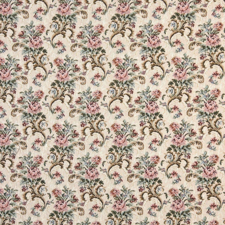 D2055 Rose Mist by Charlotte Designer Fabric Tapestry Classics II 39% Polyester, 33% Olefin, 28% Cotton Asia Exceeds 100,000 Wyzenbeek Rubs (Heavy Duty) </p><p>Repeat: Horizontal: 6.5" x Vertical: 7" 54 Inches - Swanky Fabrics -