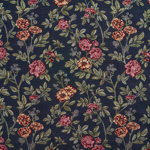 D2058 Navy Bouquet by Charlotte Fabric
