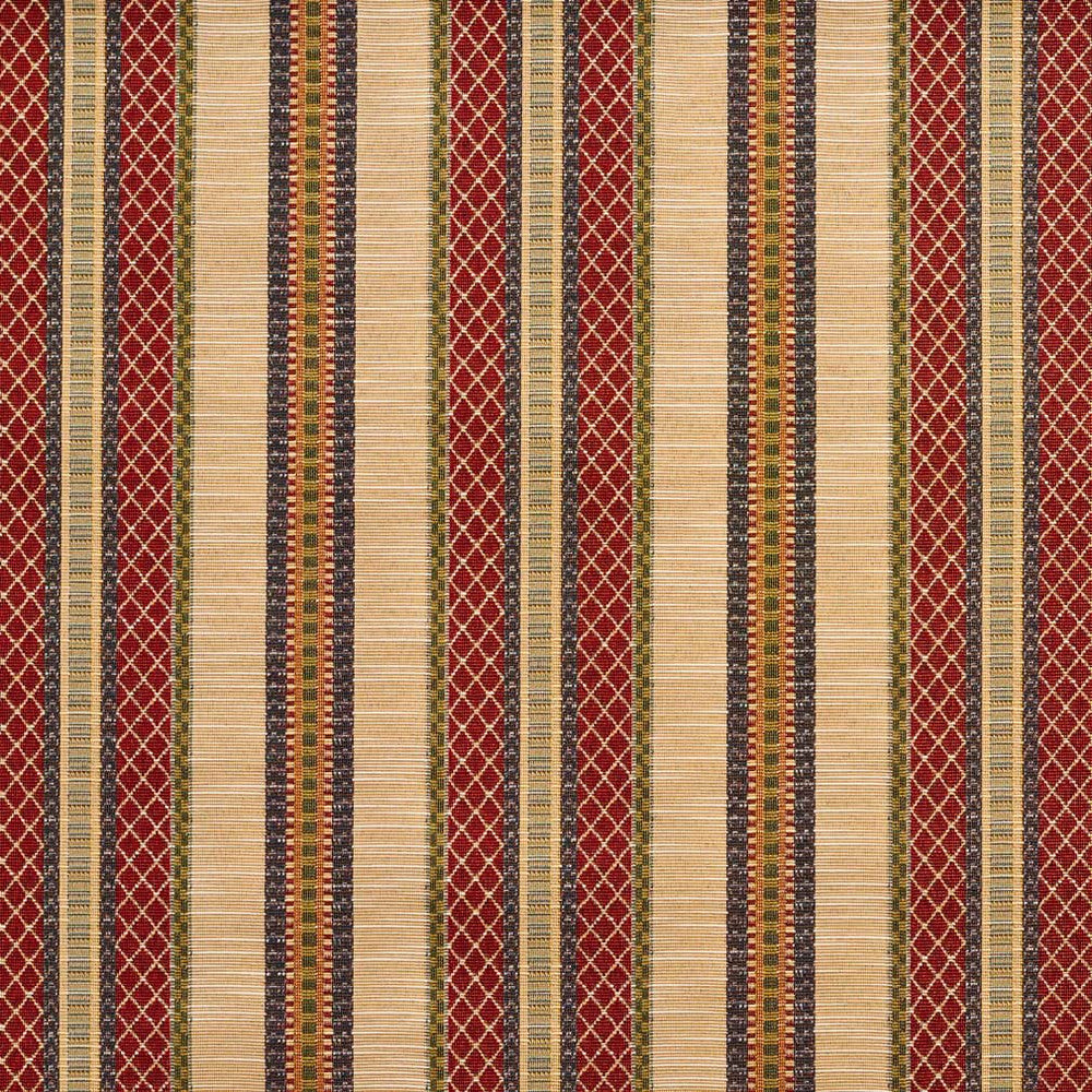 D2060 Ecru Stripe by Charlotte Fabric Tapestry Classics II 70% Polyester, 30% Cotton Asia Exceeds 30,000 Wyzenbeek Rubs (Heavy Duty) </p><p>Repeat: Horizontal: 7.25" 54 Inches - Fabric Carolina -