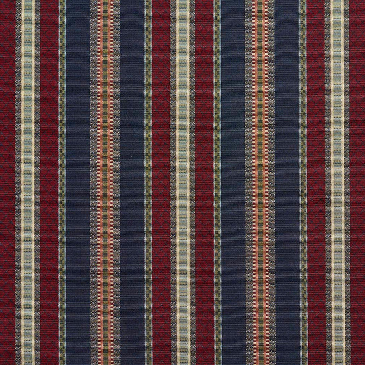 D2061 Navy Stripe by Charlotte Designer Fabric Tapestry Classics II 70% Polyester, 30% Cotton Asia Exceeds 30,000 Wyzenbeek Rubs (Heavy Duty) </p><p>Repeat: Horizontal: 7.25" 54 Inches - Swanky Fabrics -