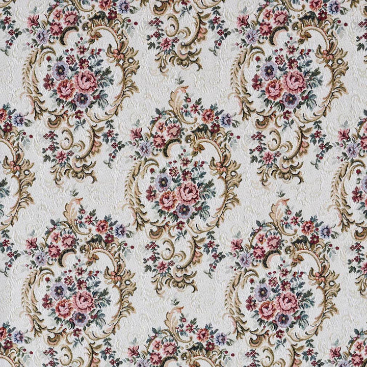 D2064 Ivory by Charlotte Fabric Tapestry Classics II 60% Polyester, 40% Cotton Asia Exceeds 30,000 Wyzenbeek Rubs (Heavy Duty) </p><p>Repeat: Horizontal: 14" x Vertical: 14" 54 Inches - Fabric Carolina -