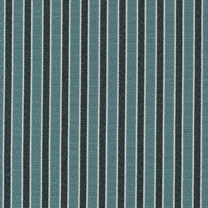 D2129 Aqua Stripe by Charlotte Designer Fabric Small Scale Patterns 100% Woven Polyester Asia Exceeds 100,000 Wyzenbeek Rubs (Heavy Duty) </p><p>Repeat: Horizontal: 1" 54 Inches - Swanky Fabrics -
