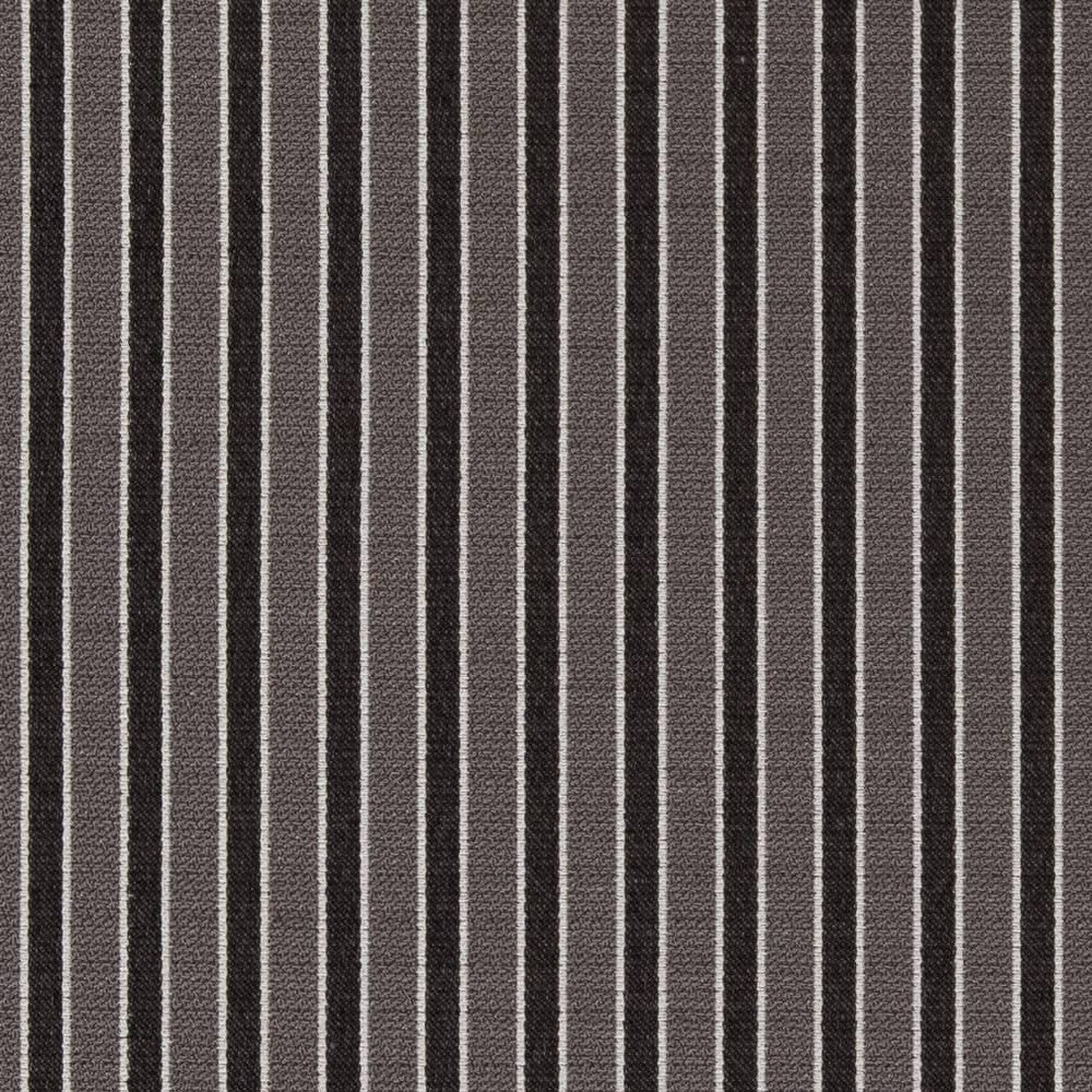 D2130 Charcoal Stripe by Charlotte Designer Fabric Small Scale Patterns 100% Woven Polyester Asia Exceeds 100,000 Wyzenbeek Rubs (Heavy Duty) </p><p>Repeat: Horizontal: 1" 54 Inches - Swanky Fabrics -