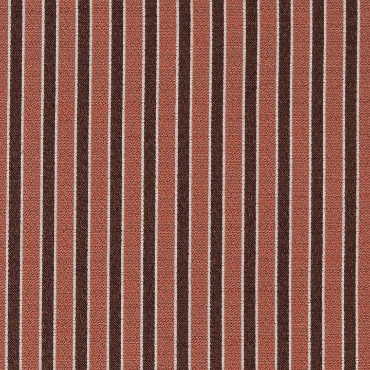 D2131 Salmon Stripe by Charlotte Designer Fabric Small Scale Patterns 100% Woven Polyester Asia Exceeds 100,000 Wyzenbeek Rubs (Heavy Duty) </p><p>Repeat: Horizontal: 1" 54 Inches - Swanky Fabrics -