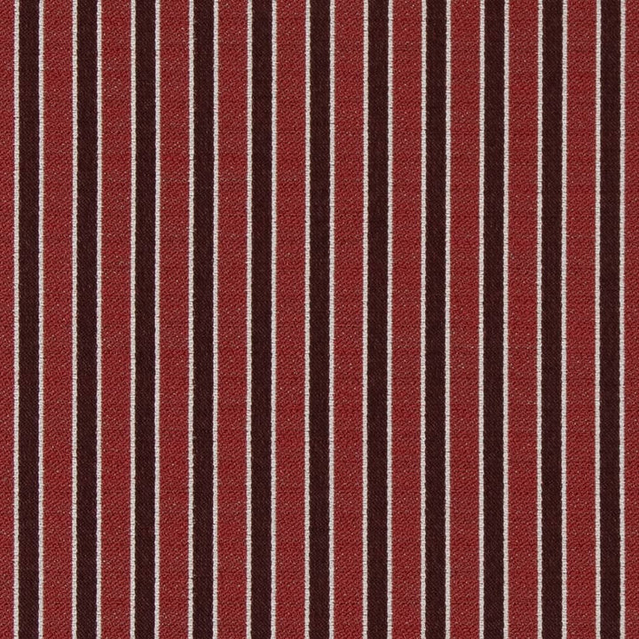 D2132 Ruby Stripe by Charlotte Fabric Small Scale Patterns 100% Woven Polyester Asia Exceeds 100,000 Wyzenbeek Rubs (Heavy Duty) </p><p>Repeat: Horizontal: 1" 54 Inches - Fabric Carolina -