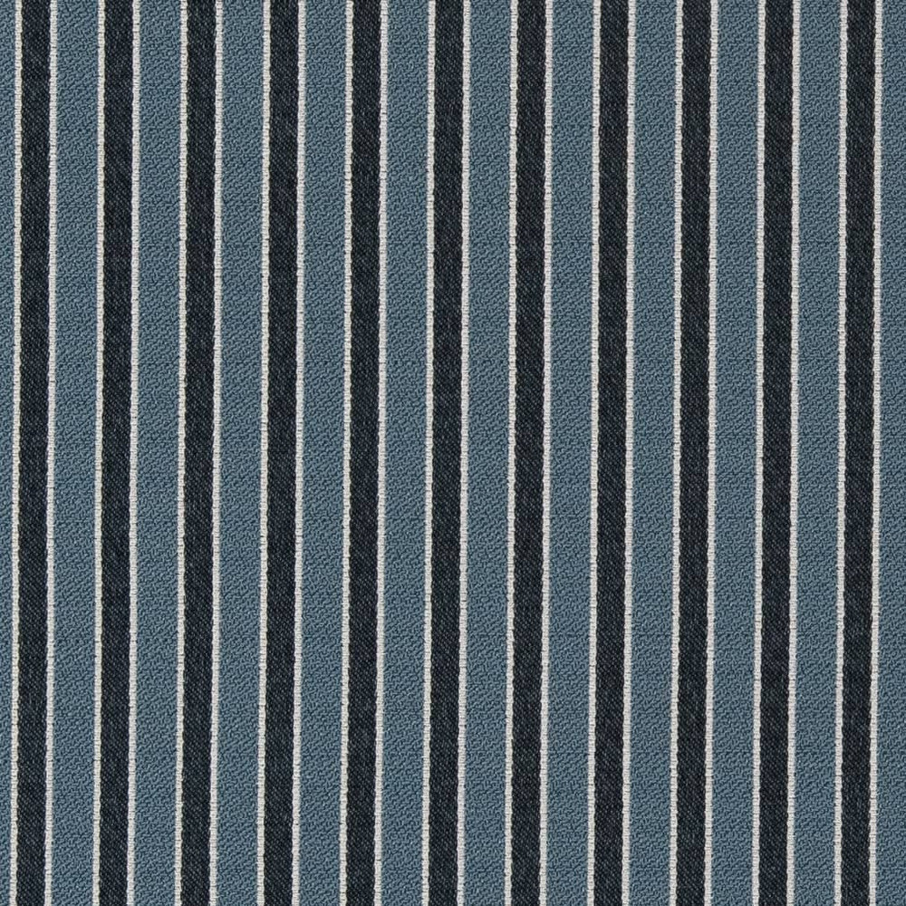 D2133 River Stripe by Charlotte Fabric Small Scale Patterns 100% Woven Polyester Asia Exceeds 100,000 Wyzenbeek Rubs (Heavy Duty) </p><p>Repeat: Horizontal: 1" 54 Inches - Fabric Carolina -