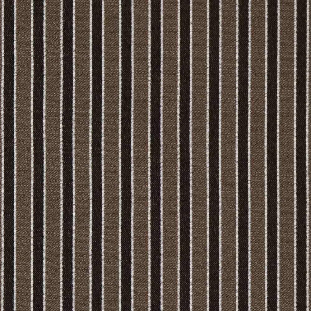 D2138 Truffle Stripe by Charlotte Designer Fabric Small Scale Patterns 100% Woven Polyester Asia Exceeds 100,000 Wyzenbeek Rubs (Heavy Duty) </p><p>Repeat: Horizontal: 1" 54 Inches - Swanky Fabrics -