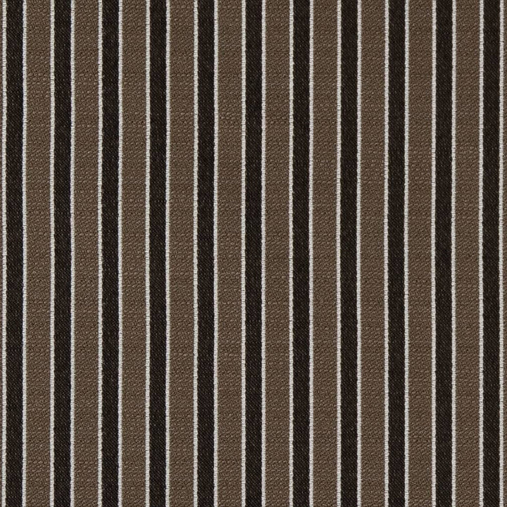 D2138 Truffle Stripe by Charlotte Designer Fabric Small Scale Patterns 100% Woven Polyester Asia Exceeds 100,000 Wyzenbeek Rubs (Heavy Duty) </p><p>Repeat: Horizontal: 1" 54 Inches - Swanky Fabrics -