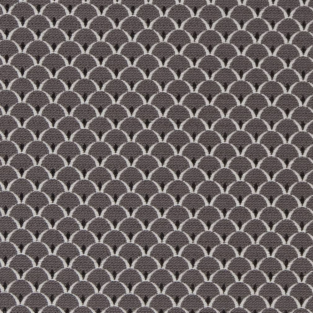 D2140 Charcoal Scales by Charlotte Designer Fabric Small Scale Patterns 100% Woven Polyester Asia Exceeds 100,000 Wyzenbeek Rubs (Heavy Duty) </p><p>Repeat: Horizontal: 1" x Vertical: 1" 54 Inches - Swanky Fabrics -