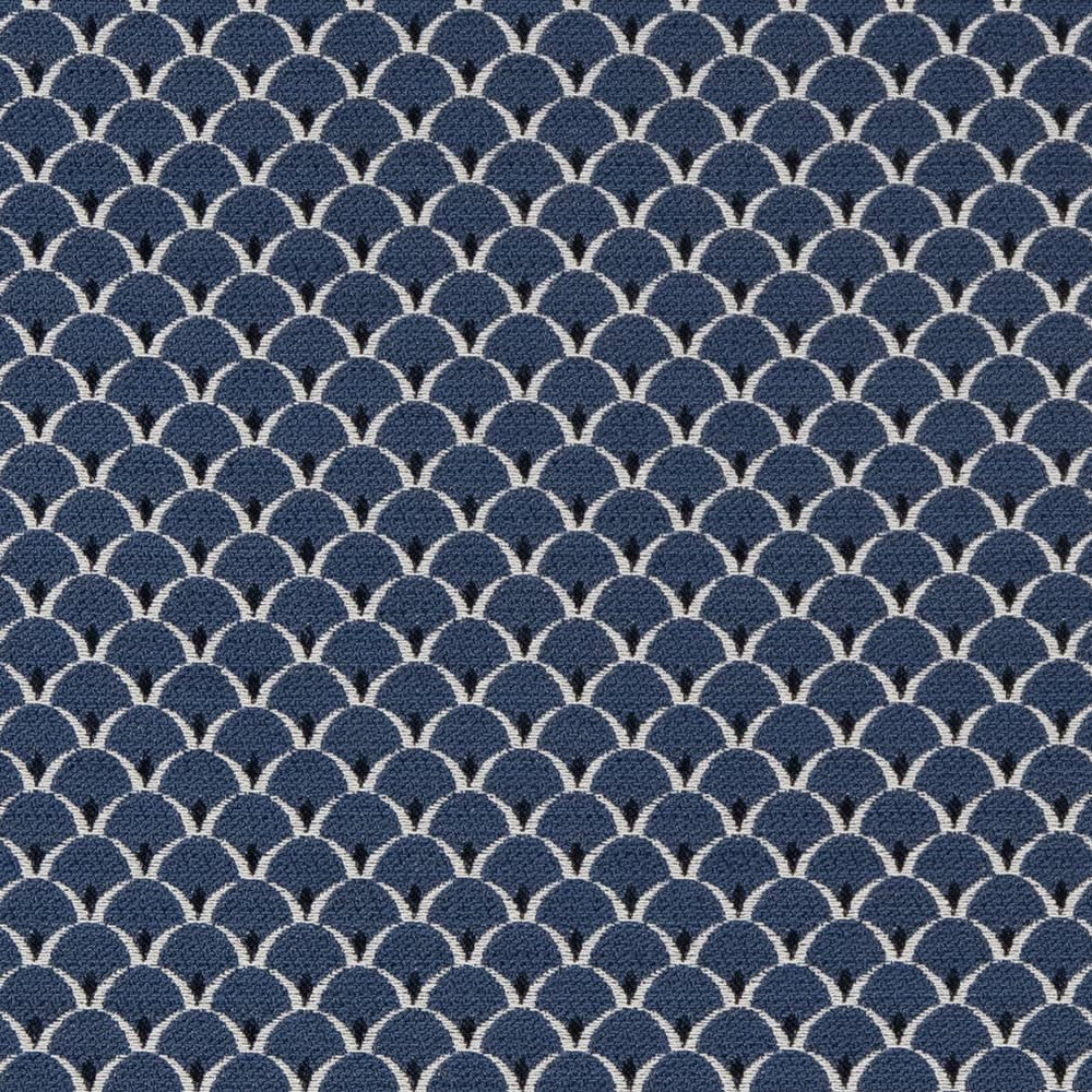 D2144 Wedgewood Scales by Charlotte Designer Fabric Small Scale Patterns 100% Woven Polyester Asia Exceeds 100,000 Wyzenbeek Rubs (Heavy Duty) </p><p>Repeat: Horizontal: 1" x Vertical: 1" 54 Inches - Swanky Fabrics -