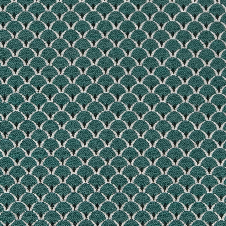 D2147 Jade Scales by Charlotte Fabric Small Scale Patterns 100% Woven Polyester Asia Exceeds 100,000 Wyzenbeek Rubs (Heavy Duty) </p><p>Repeat: Horizontal: 1" x Vertical: 1" 54 Inches - Fabric Carolina -