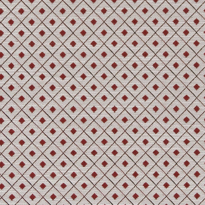 D2152 Ruby Diamond by Charlotte Fabric Small Scale Patterns 100% Woven Polyester Asia Exceeds 100,000 Wyzenbeek Rubs (Heavy Duty) </p><p>Repeat: Horizontal: 1" x Vertical: 1" 54 Inches - Fabric Carolina -
