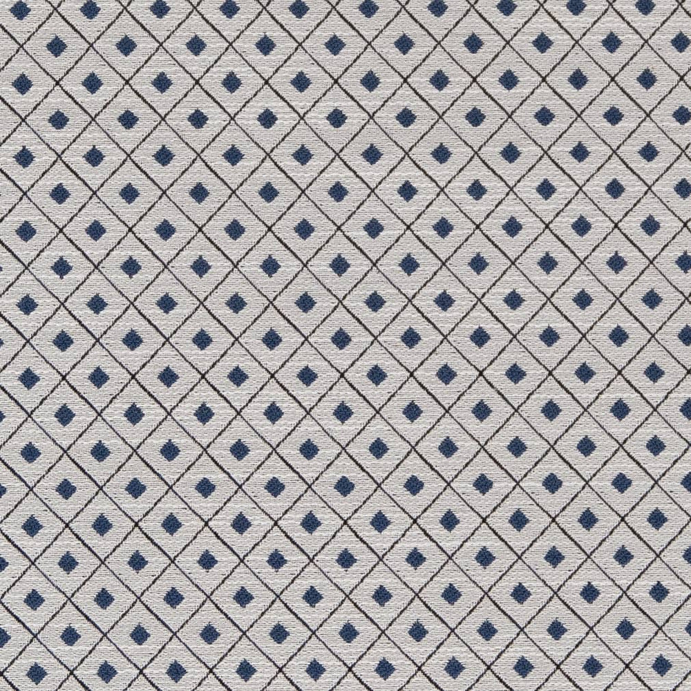 D2154 Wedgewood Diamond by Charlotte Fabric Small Scale Patterns 100% Woven Polyester Asia Exceeds 100,000 Wyzenbeek Rubs (Heavy Duty) </p><p>Repeat: Horizontal: 1" x Vertical: 1" 54 Inches - Fabric Carolina -