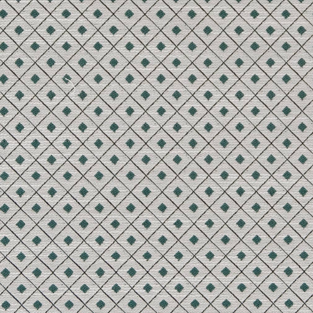 D2157 Jade Diamond by Charlotte Fabric Small Scale Patterns 100% Woven Polyester Asia Exceeds 100,000 Wyzenbeek Rubs (Heavy Duty) </p><p>Repeat: Horizontal: 1" x Vertical: 1" 54 Inches - Fabric Carolina -
