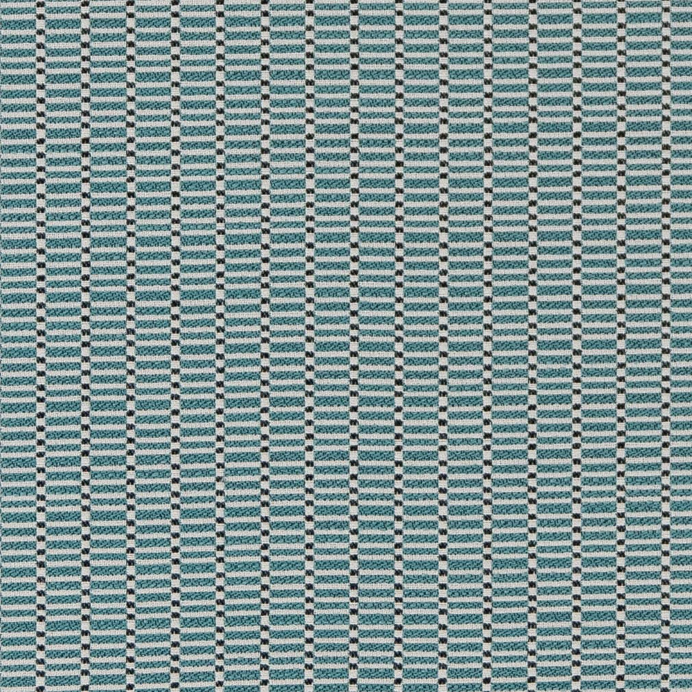 D2159 Aqua Stack by Charlotte Fabric Small Scale Patterns 100% Woven Polyester Asia Exceeds 100,000 Wyzenbeek Rubs (Heavy Duty) </p><p>Repeat: Horizontal: .75" x Vertical: 1" 54 Inches - Fabric Carolina -