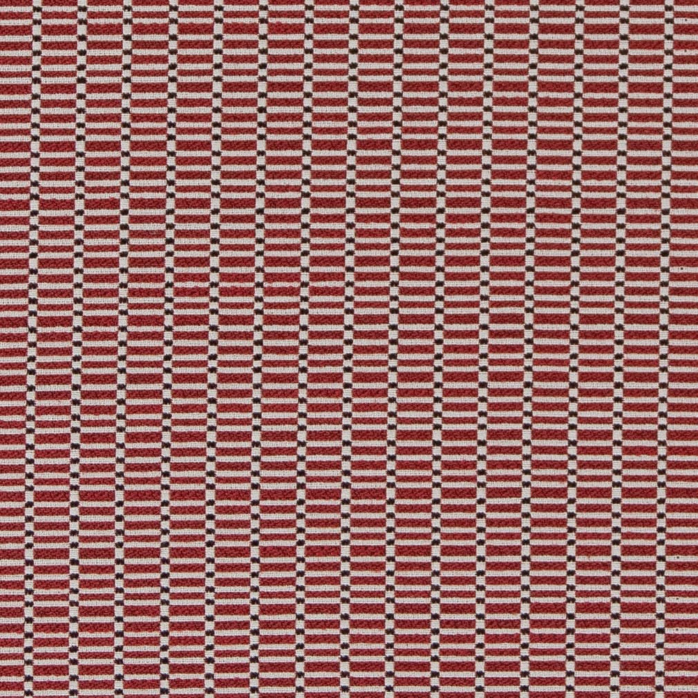 D2162 Ruby Stack by Charlotte Designer Fabric Small Scale Patterns 100% Woven Polyester Asia Exceeds 100,000 Wyzenbeek Rubs (Heavy Duty) </p><p>Repeat: Horizontal: .75" x Vertical: 1" 54 Inches - Swanky Fabrics -