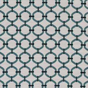 D2169 Aqua Lattice by Charlotte Fabric