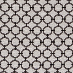 D2170 Charcoal Lattice by Charlotte Fabric