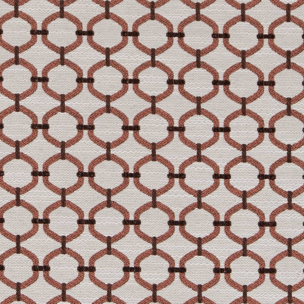 D2171 Salmon Lattice by Charlotte Fabric Small Scale Patterns 100% Woven Polyester Asia Exceeds 100,000 Wyzenbeek Rubs (Heavy Duty) </p><p>Repeat: Horizontal: 1.5" x Vertical: 1.5" 54 Inches - Fabric Carolina -