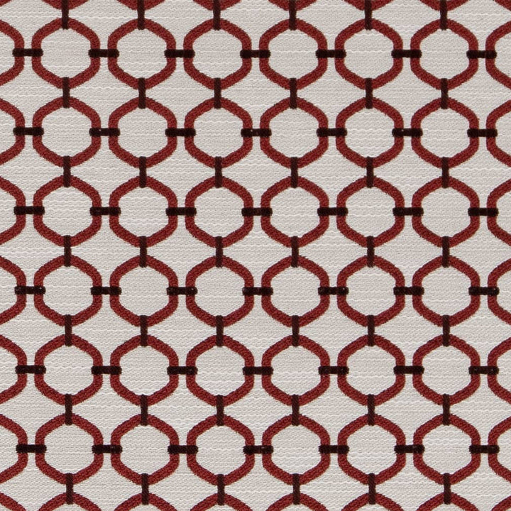 D2172 Ruby Lattice by Charlotte Designer Fabric Small Scale Patterns 100% Woven Polyester Asia Exceeds 100,000 Wyzenbeek Rubs (Heavy Duty) </p><p>Repeat: Horizontal: 1.5" x Vertical: 1.5" 54 Inches - Swanky Fabrics -