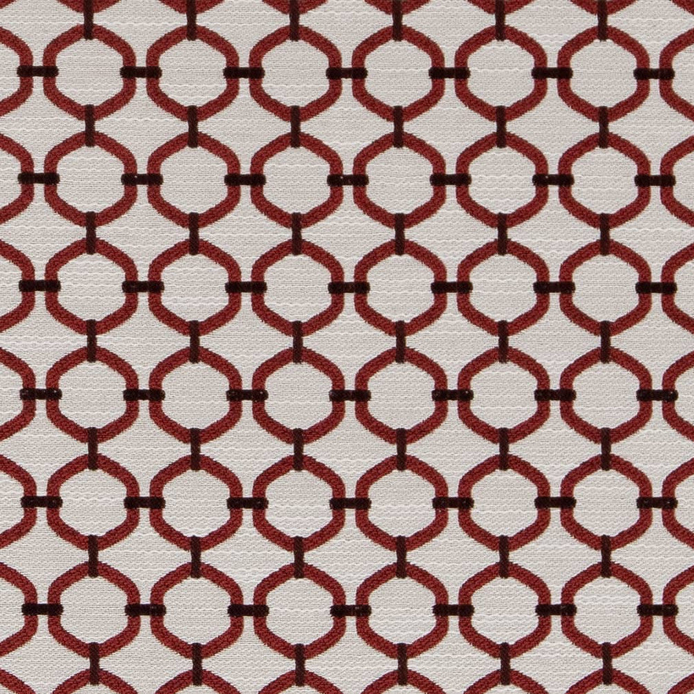 D2172 Ruby Lattice by Charlotte Fabric Small Scale Patterns 100% Woven Polyester Asia Exceeds 100,000 Wyzenbeek Rubs (Heavy Duty) </p><p>Repeat: Horizontal: 1.5" x Vertical: 1.5" 54 Inches - Fabric Carolina -