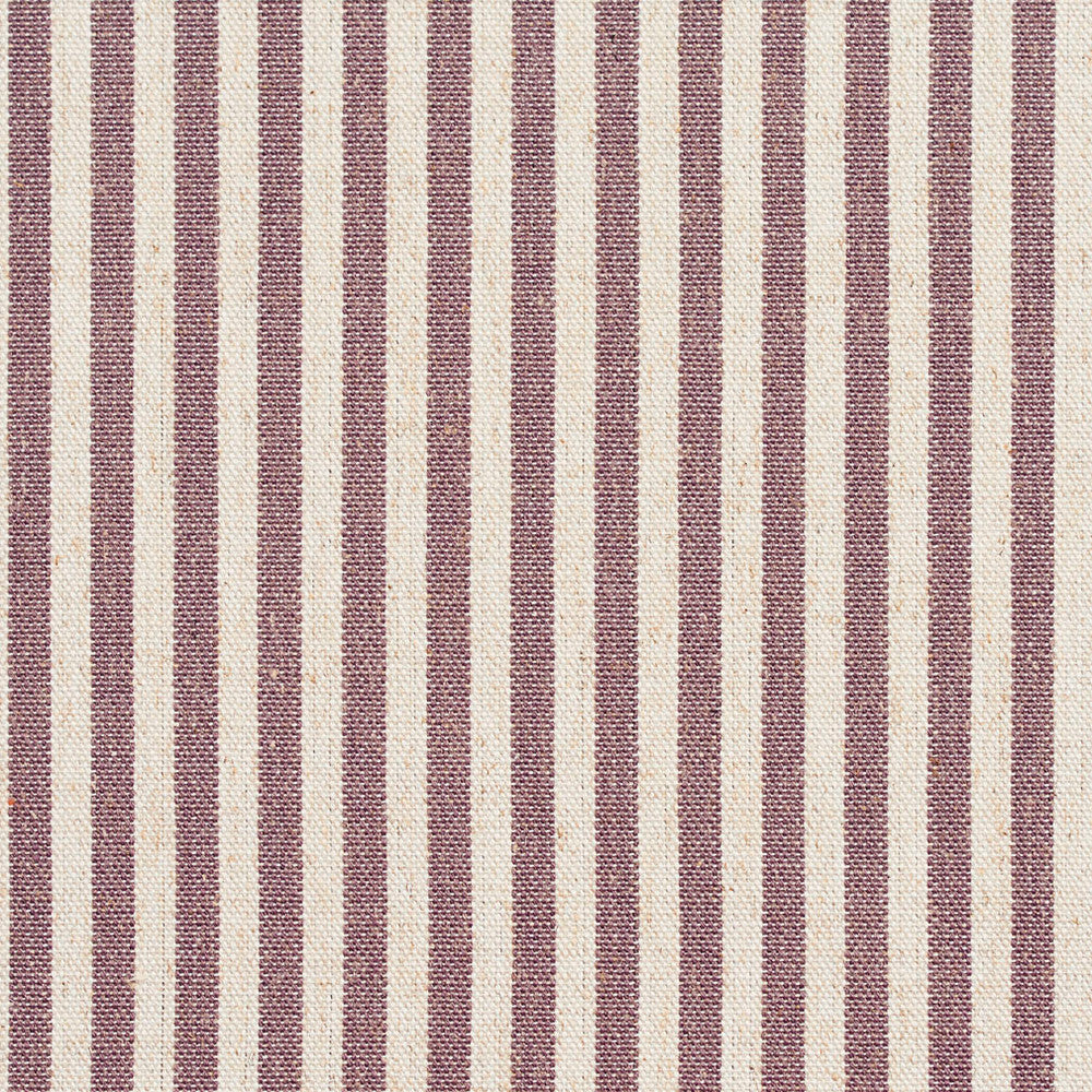 D236 Grape Stripe by Charlotte Fabric Linen Textures 80% Polyester, 20% Linen Asia Exceeds 102,000 Wyzenbeek Rubs (Heavy Duty) Horizontal: .75" 54 Inches - Fabric Carolina -
