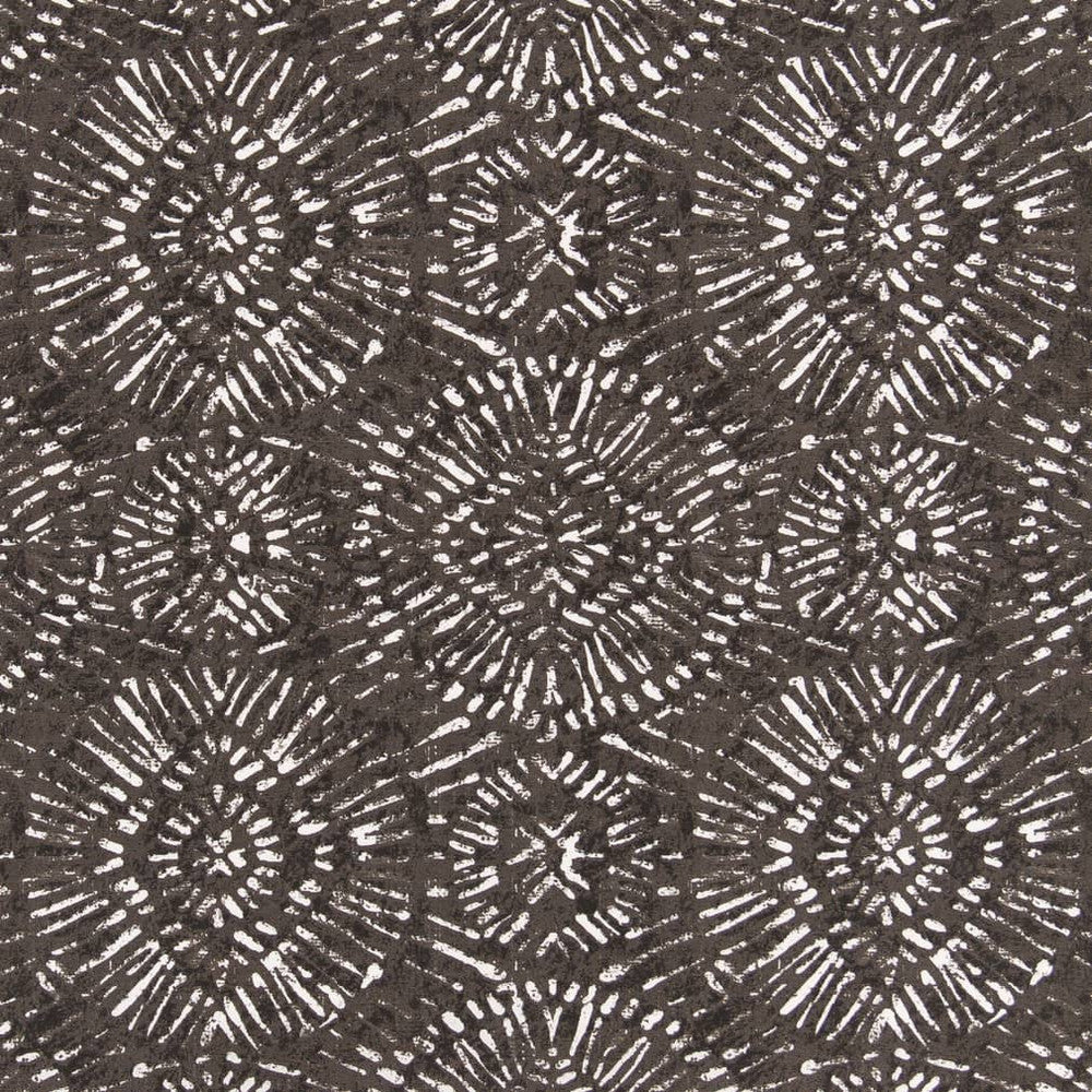 D2464 Ash by Charlotte Designer Fabric Patio Prints 100% Polyester Made in USA Exceeds 60,000 Wyzenbeek Rubs (Heavy Duty) </p><p>Repeat: Horizontal 13.5" x Vertical 12.5" 54 Inches - Swanky Fabrics -