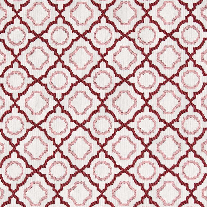 D2560 Scarlet by Charlotte Designer Fabric Veranda 100% Polypropylene USA Exceeds 60,000 Wyzenbeek Rubs </p><p>Repeat: Horizontal 3.5" x Vertical 3.5" 54 Inches - Swanky Fabrics -
