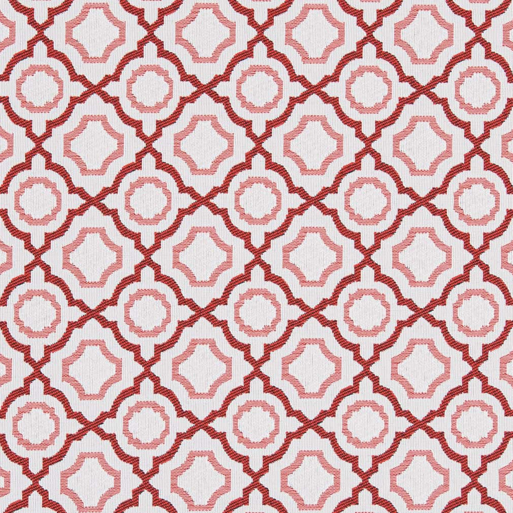 D2561 Strawberry by Charlotte Designer Fabric Veranda 100% Polypropylene USA Exceeds 60,000 Wyzenbeek Rubs </p><p>Repeat: Horizontal 3.5" x Vertical 3.5" 54 Inches - Swanky Fabrics -