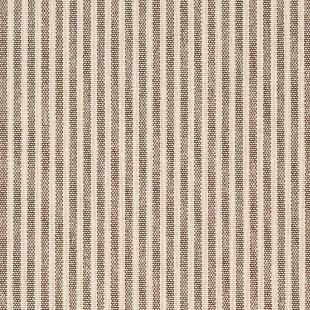 D2585 Ticking Cafe by Charlotte Fabric Classic Wovens 51% Cotton, 49% Recycled Polyester USA Exceeds 80,000 Wyzenbeek Rubs </p><p>Repeat: Horizontal .5" 54 Inches - Fabric Carolina -